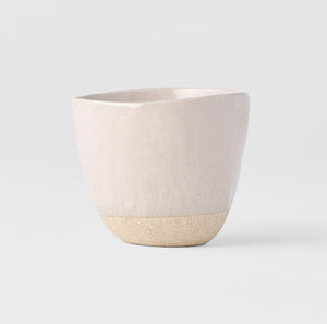 Lopsided Tea-mug - Small S2 | Sakura Pink & Bisque - Made in Japan - Magnolia Lane