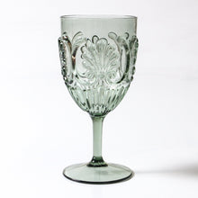 Load image into Gallery viewer, Flemington Acrylic Wine Glass S2 | Green - Indigo Love Collectors - Magnolia Lane