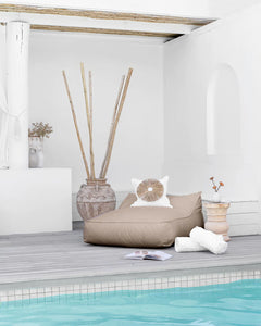 Ukuda Pool Chair in Sand by Uniqwa Collections, Magnolia Lane lazy days by the pool