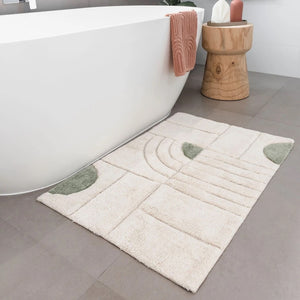 Deco Bath Mat - Large | Sage - Magnolia Lane