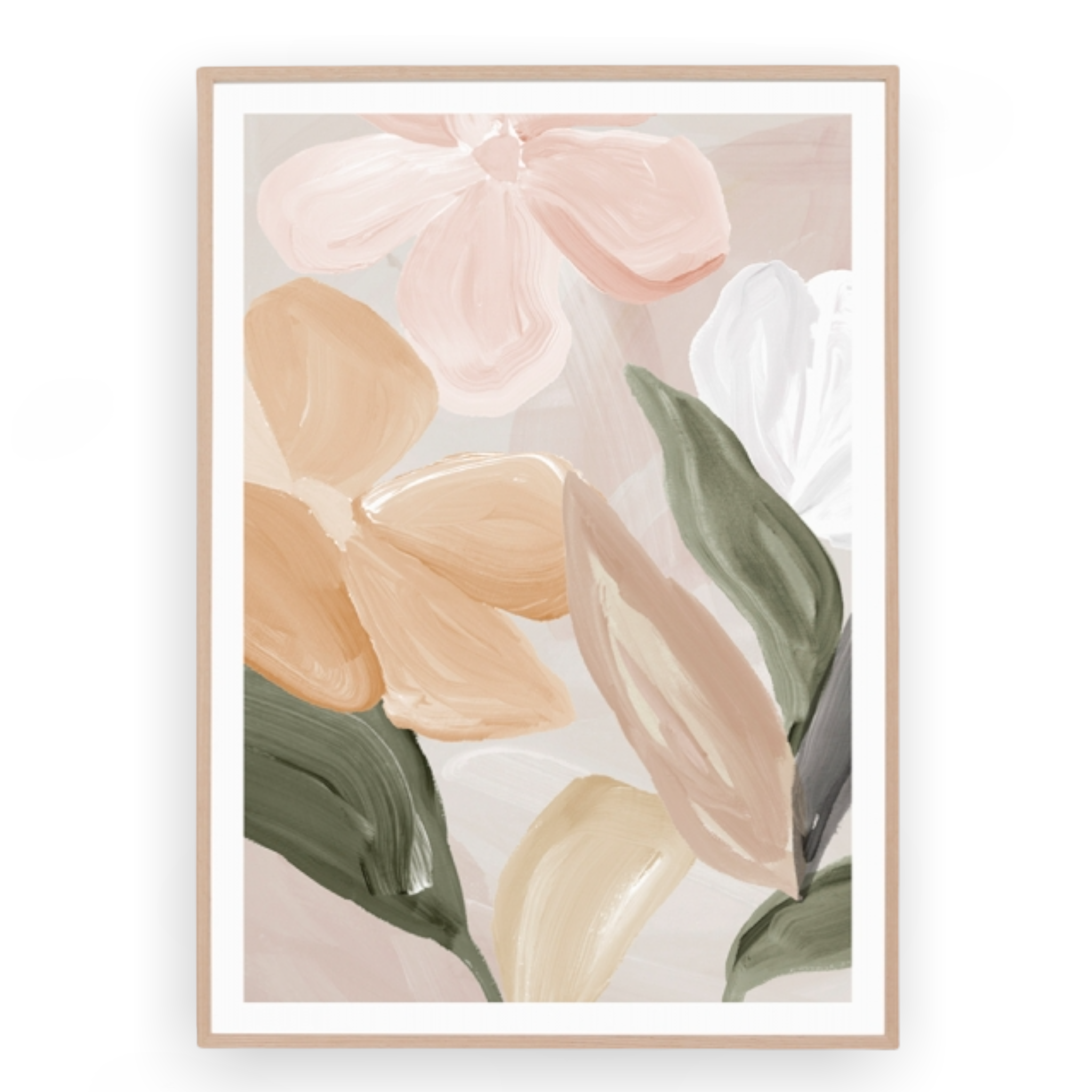 Painterly Bouquet 1 Framed Print-Magnolia Lane