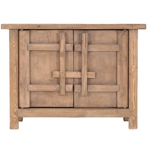 Bulu Cabinet 2D | Natural, reclaimed elm cabinet by Uniqwa Furniture available through Magnolia Lane 1