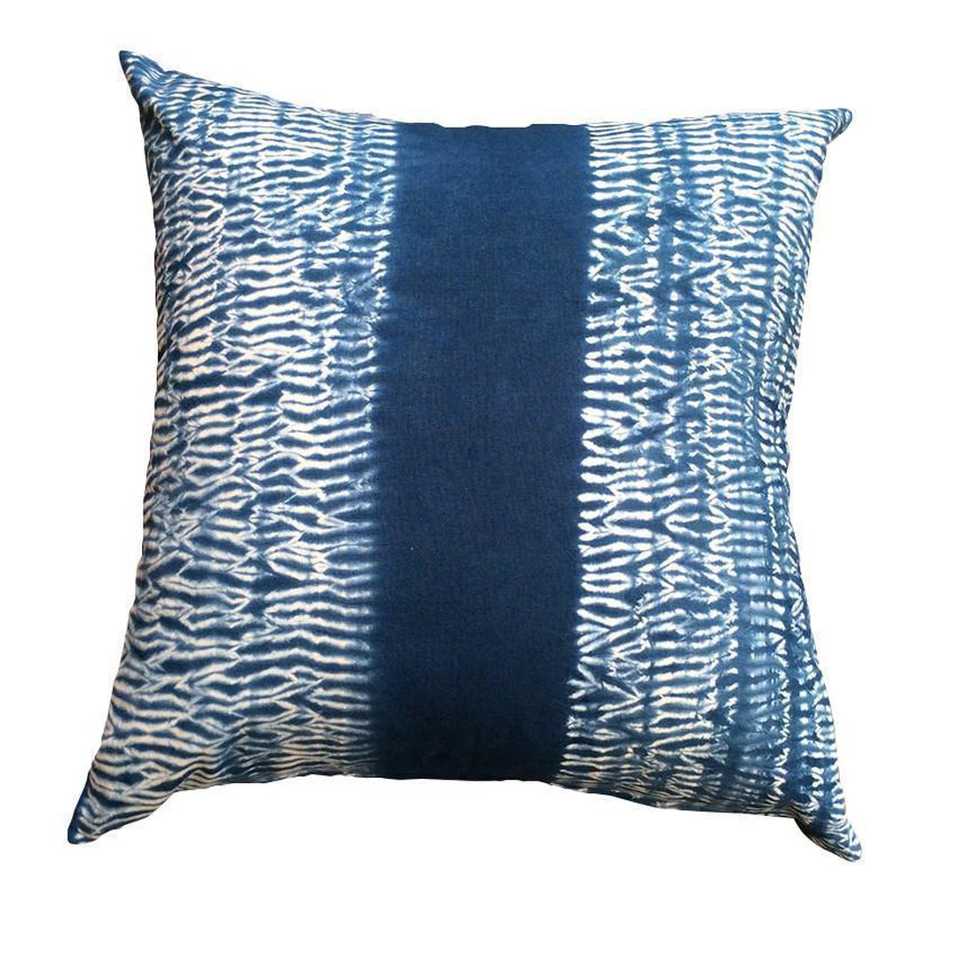Indigo Shibori Band Cushion - Magnolia Lane