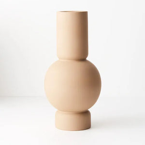 Isobel Vase in Nude shade, modern design home decor, Magnolia Lane Sunshine Coast Homewares