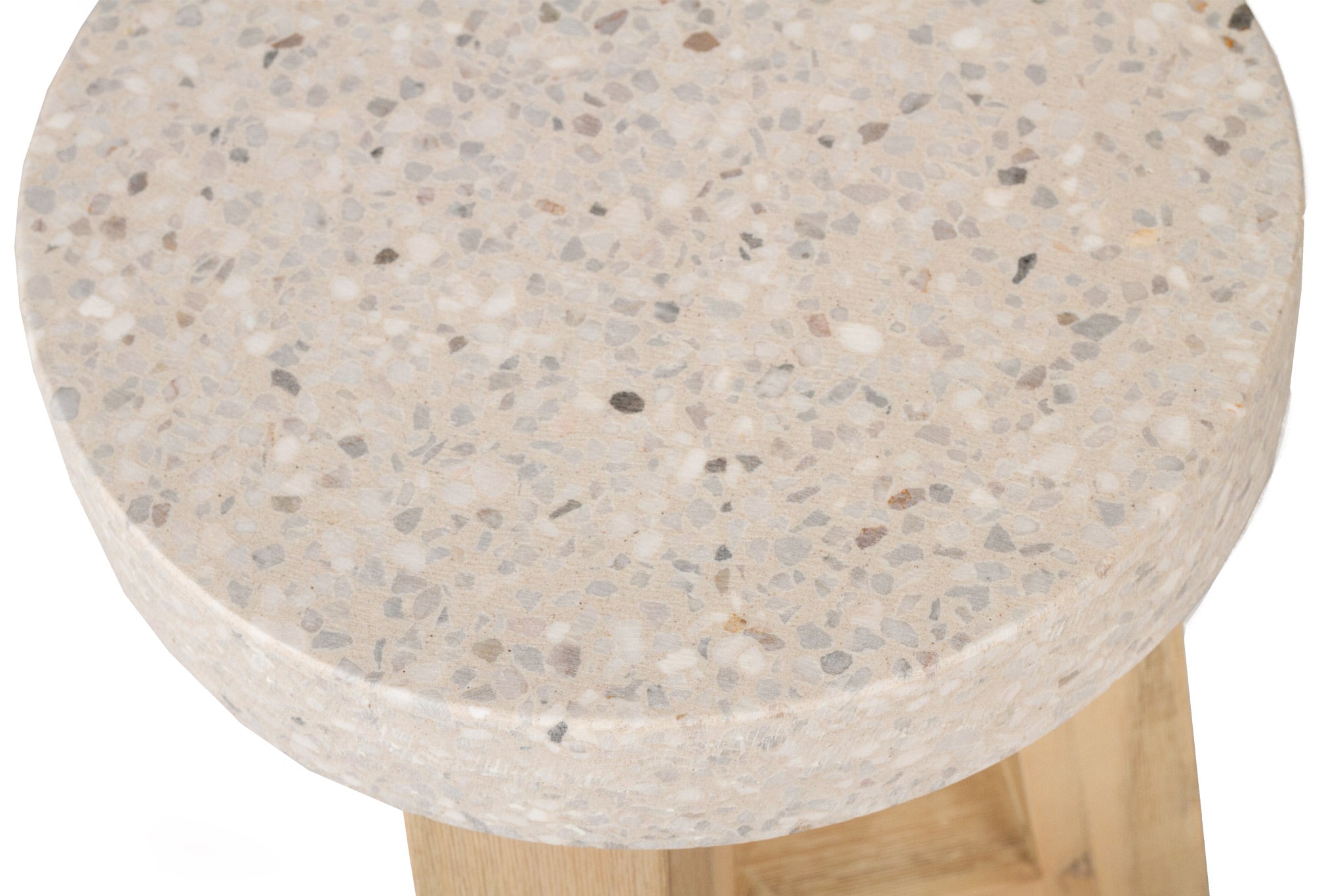 Costa ivory coast eterrazzo stool, Magnolia Lane 5