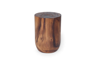 Rustic Log Stool or Side Table, Magnolia Lane modern furniture