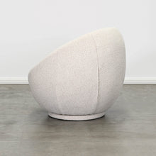 Load image into Gallery viewer, Luna Swivel Chair in, Oatmeal Boucle, Magnolia Lane modern living - angle