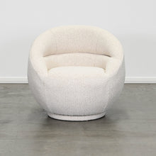 Load image into Gallery viewer, Luna Swivel Chair in, Oatmeal Boucle, Magnolia Lane modern living - front