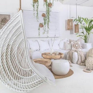Makeba Hanging Chair | White - Magnolia Lane