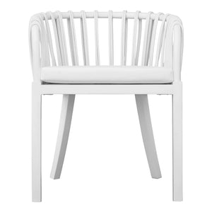 Malawi Tub Dining Chair in white by Uniqwa, Magnolia Lane 2