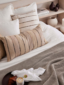 Montana Ivory Square Cushion by L&M Home available through Magnolia Lane 1