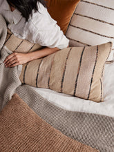 Load image into Gallery viewer, Montana Ivory Square Cushion by L&amp;M Home available through Magnolia Lane 2
