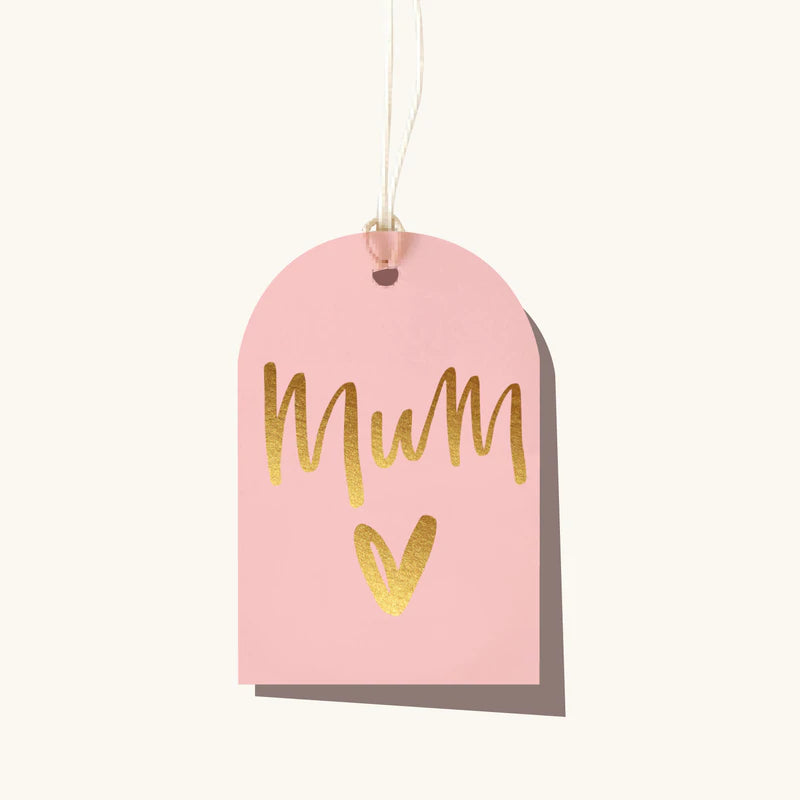 Mum Pink Gift Tag