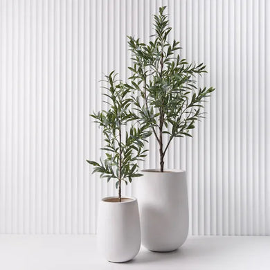 Mykonos White Pot Set, Magnolia Lane Pots and Planters Sunshine Coast