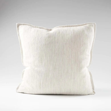 Myra cushion in natural with white stripe by Eadie Lifestyle, Magnolia Lane scatter cushions
