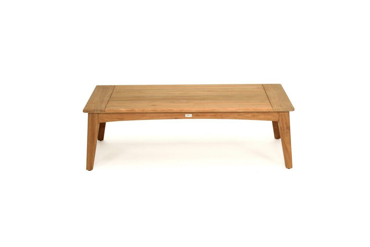 Noosa Outdoor Coffee Table in Rectangular, front view.