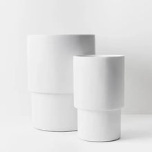 Load image into Gallery viewer, Optic pot set in matte white finish, Magnolia Lane pots and planters Sunshine Coast