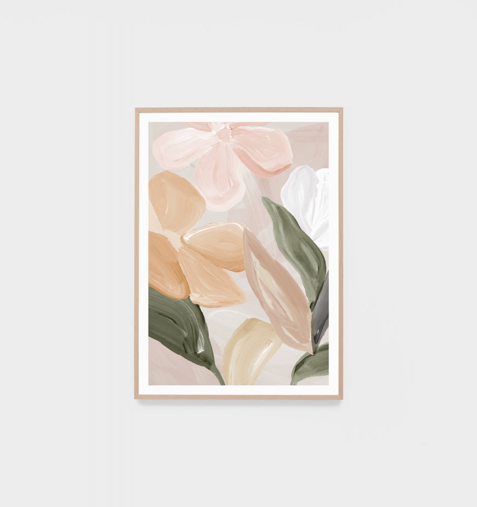 Painterly Bouquet 1 Framed Print-Magnolia Lane