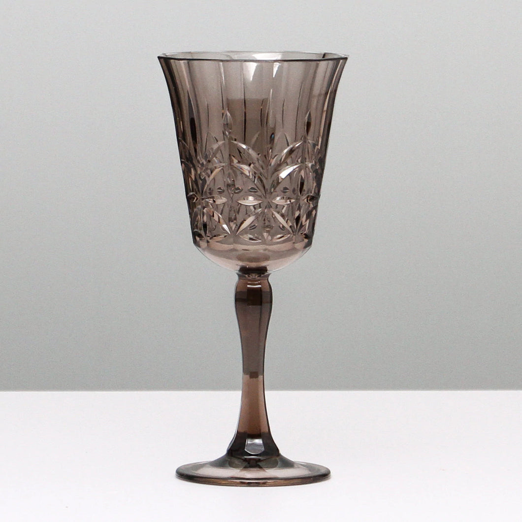 Pavilion Acrylic Wine Glass S2 | Smoke - Magnolia Lane picnicware