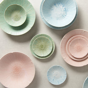 Small pink ceramic plate from our artisan ceramic range, made in Japan | Magnolia Lane ceramics 4