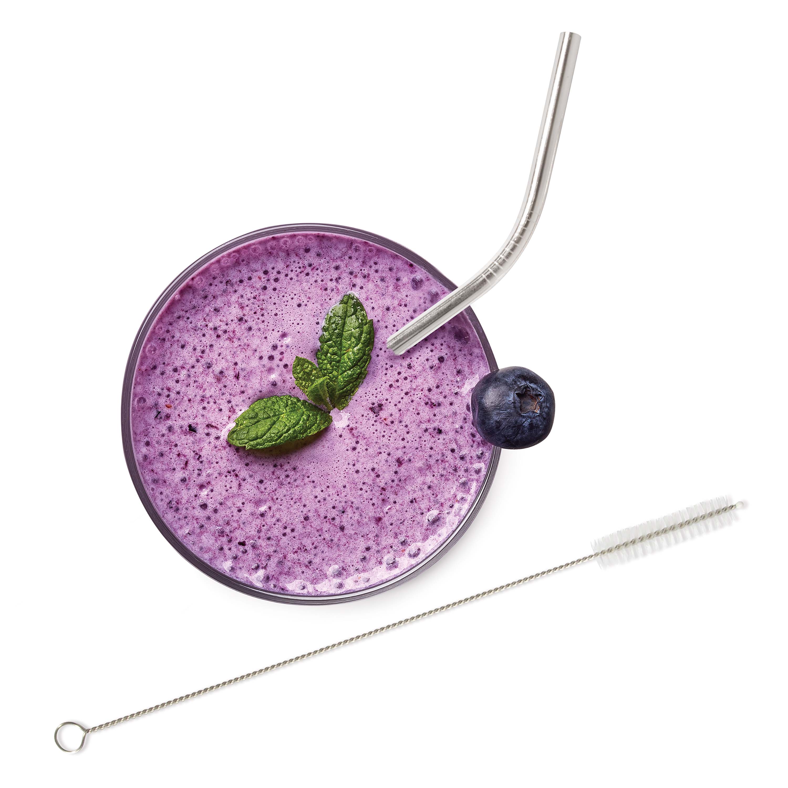 Reusable Metal Straws S4 - Metallic Assort Silver + Gold - Magnolia Lane