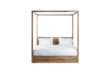Load image into Gallery viewer, Reclaimed French Oak Four Poster Bed, Magnolia Lane rustic bedroom furniture 2