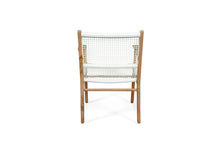 Load image into Gallery viewer, Resort open weave dining armchair in white, Magnolia Lane full outdoor furniture 1