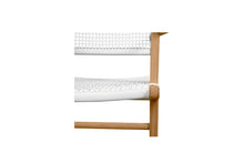 Load image into Gallery viewer, Resort open weave dining armchair in white, Magnolia Lane full outdoor furniture 4