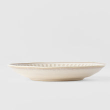 Load image into Gallery viewer, Ridged saucer plate in alabaster white glaze,  Magnolia Lane tableware 2