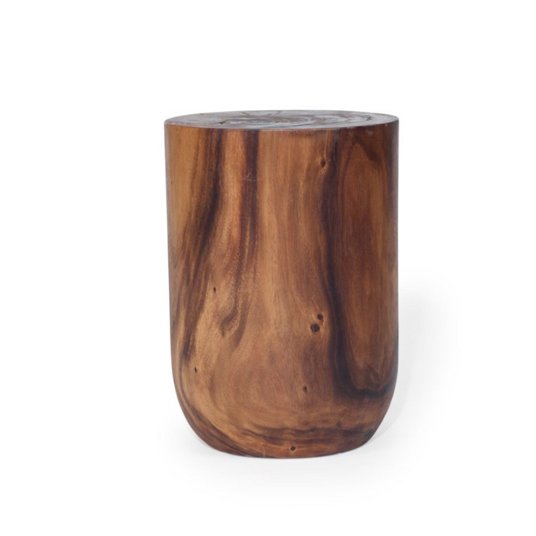 Rustic Log Stool or Side Table, Magnolia Lane