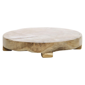 Rustica Teak Wood Round Board medium chopping board - Magnolia Lane tableware and home decor