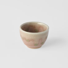 Load image into Gallery viewer, Sake cup or tealight holder in blush pink glaze, Magnolia Lane artisan home made home decor
