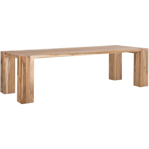 Indoor and outdoor timber dining table, Hamali Block Dining Table by Uniqwa  Collections available through Magnolia Lane