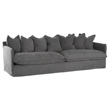 Load image into Gallery viewer, Singita four seater sofa by Uniqwa Collections, Magnolia Lane Coastal Living - charcoal