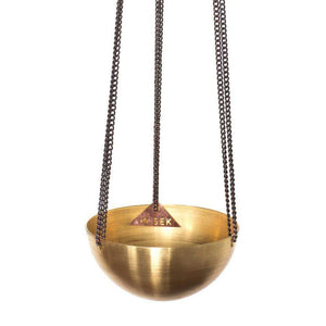Small Brass Hanging Bowl - Magnolia Lane