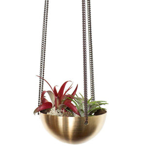 Small Brass Hanging Bowl - Magnolia Lane