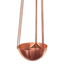 Load image into Gallery viewer, Small Copper Hanging Bowl - Magnolia Lane