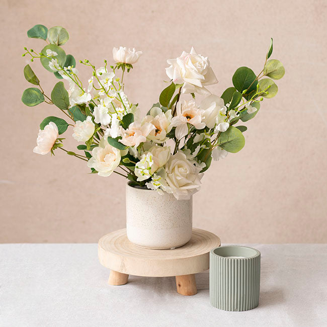 Speckled duo ceramic planter pot, Magnolia Lane Sunshine Coast homewares