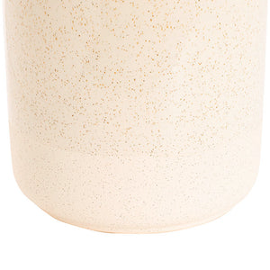 Speckled duo ceramic post in sand and cream, Magnolia Lane pots and planters Sunshine Coast