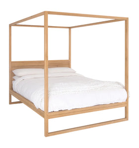 Strand Four Poster Bed in Natural Oak by Uniqwa Furniture, Magnolia Lane 1