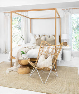 Strand Four Poster Bed in Natural Oak by Uniqwa Furniture, Magnolia Lane 2