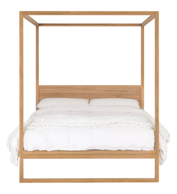 Strand Four Poster Bed in Natural Oak by Uniqwa Furniture, Magnolia Lane