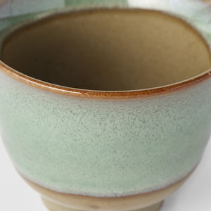 Teacup 8cm in a beautiful celadon green glaze, Magnolia Lane Japanese ceramic tableware 1