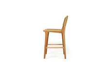 Load image into Gallery viewer, Cable Beach teak and woven full outdoor counter tool, Magnolia Lane coastal furniture 4