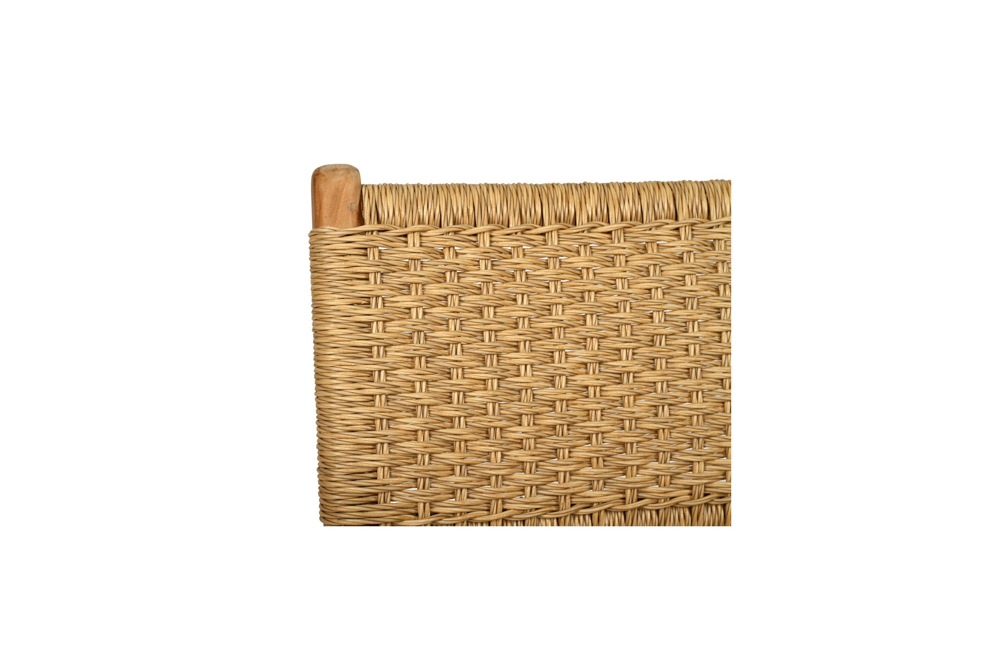 Cable Beach teak and woven full outdoor counter tool, Magnolia Lane coastal furniture 8