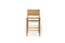 Load image into Gallery viewer, Cable Beach teak and woven full outdoor counter tool, Magnolia Lane coastal furniture 2
