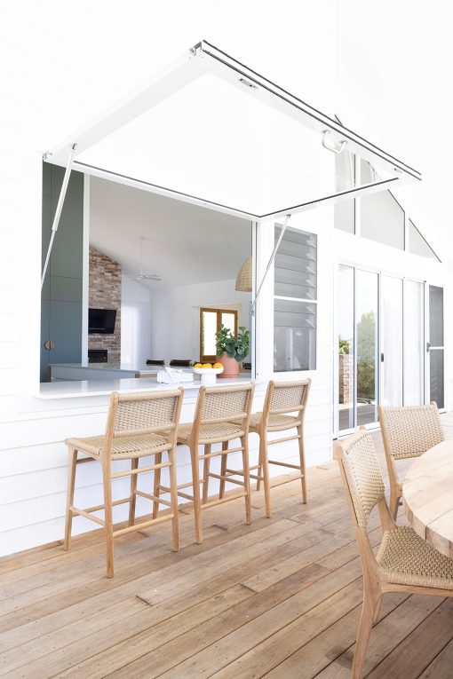 Cable Beach Counter Stool Coastal Style Outdoor Seating