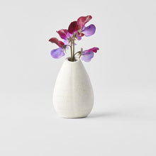 Load image into Gallery viewer, Teardrop vase in mountain white, made in Japan, Magnolia Lane home decor 2