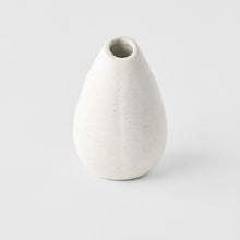 Load image into Gallery viewer, Teardrop vase in mountain white, made in Japan, Magnolia Lane home decor