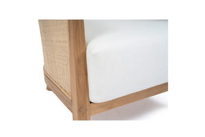 The Bay rattan and teak Arm Chair, Magnolia Lane coastal style furniture 4